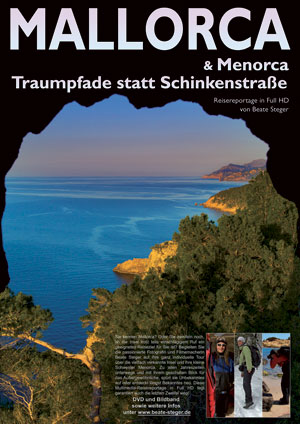 Plakat zum Vortrag Mallorca & Menorca - Traumpfade statt Schinkenstraße