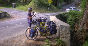 Beate Steger und Carol Streeter radelten auf ihrer dritten Etappe ihrer Weltreise mit Rad und Laptop 2001 auch durch Irland