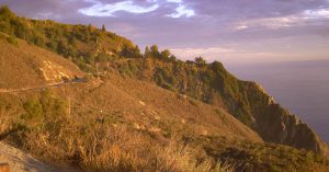 Abendstimmung bei Big Sur, Kalifornien