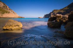 Cala Figuera, die Feigenbucht, auf der Halbinsel Formentor auf Mallorca