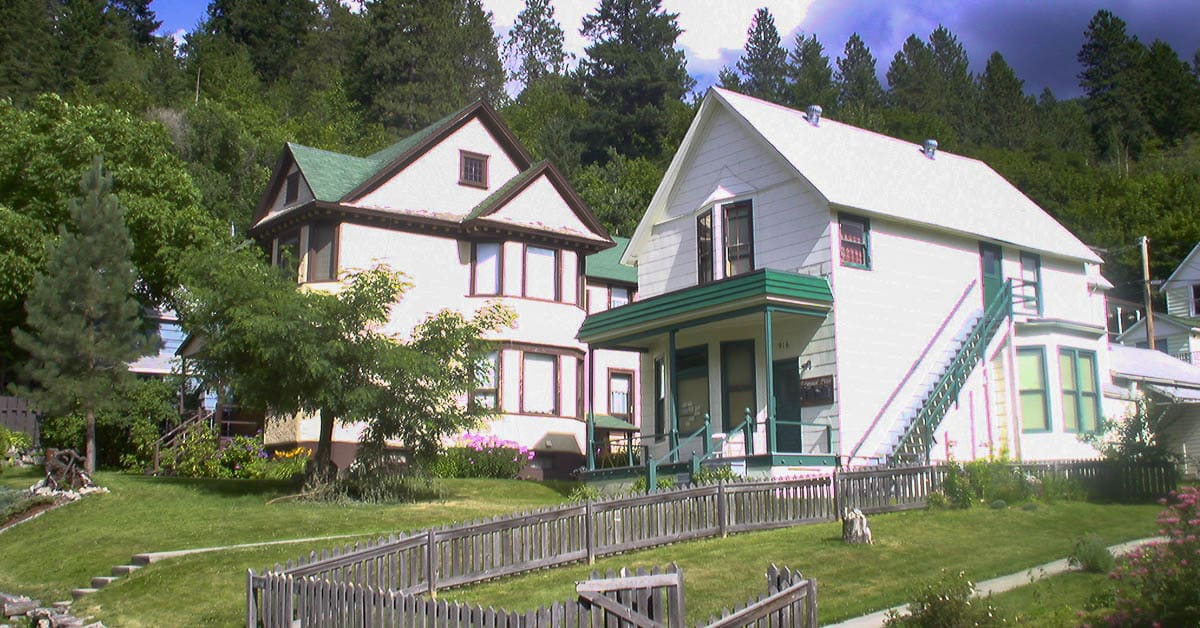 Nelson hat 350 restaurierte Häuser aus der Jahrhundertwende 19./20.Jhd. - Kanada