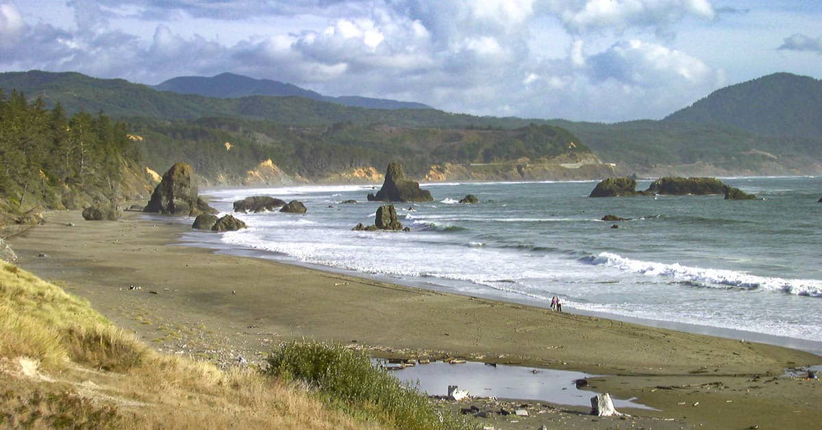 Die Pazifikküste in den USA wird als eine der zehn schönsten Radstrecken der Welt bezeichnet.