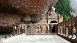 Kloster San Juan de la Peña in Jaca, Camino Aragonese 