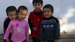 Kinder in Khiwa 