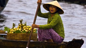 Mekong schwimmende Märkte 