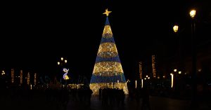 In Sevilla ist die Weihnachtsbeleuchtung besonders schön, hier beginnt aber auch der Jakobsweg Via de la Plata