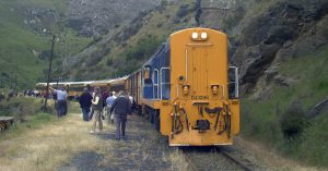 Erlebniszug von Dunedin nach Pukerangi, Otago Central Rail Trail, Südinsel Neuseeland