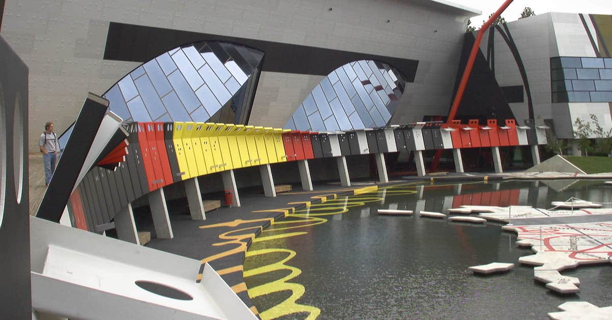 Eingangsbereich des Nationalmuseums, Canberra Australien 
